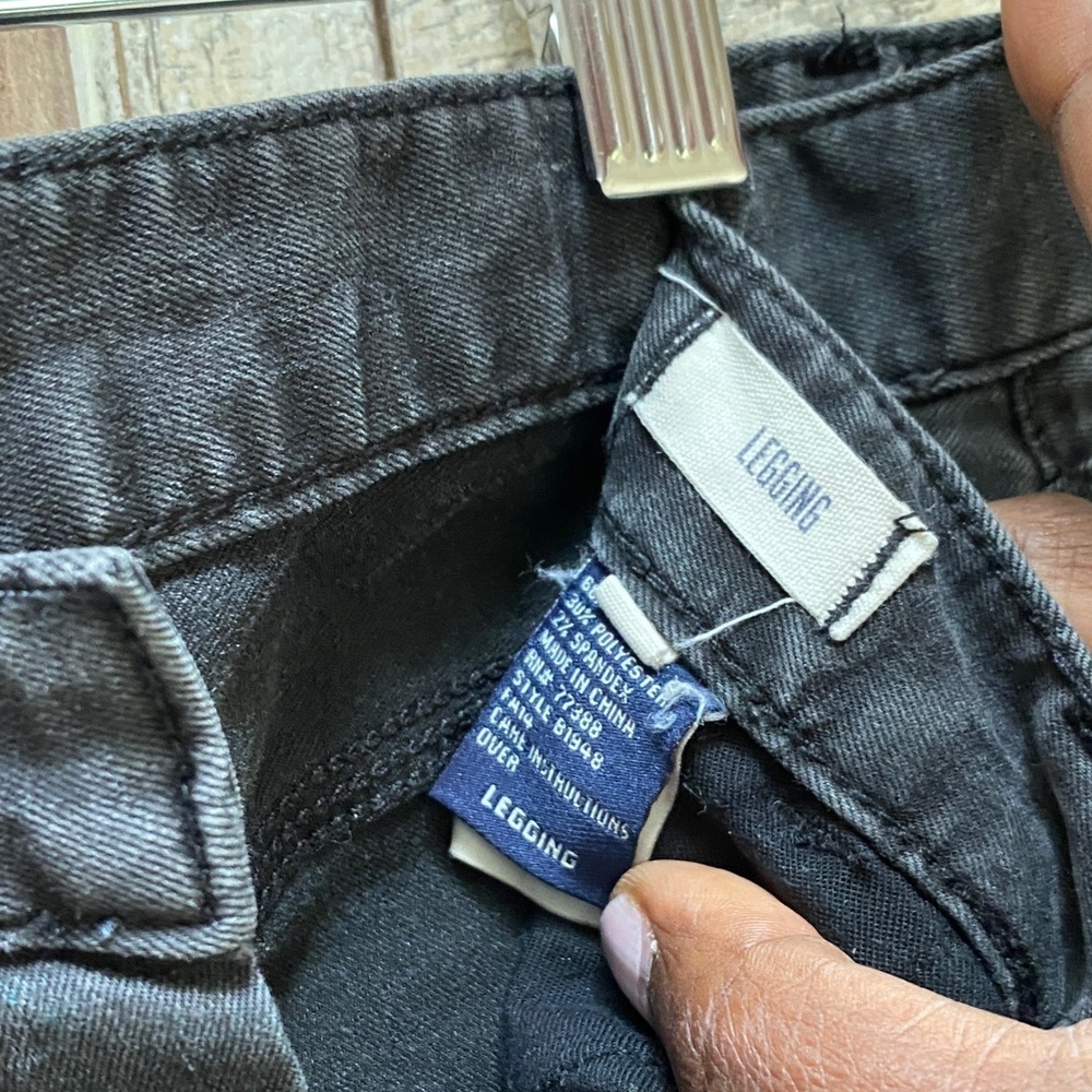 Madewell Y2K Dark Gray Legging Jeans Size 26 - Picture 3 of 9